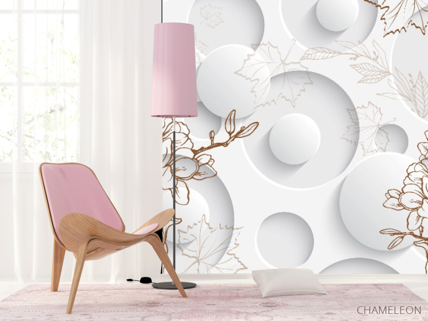 Фотошпалери 3D квіти - 4