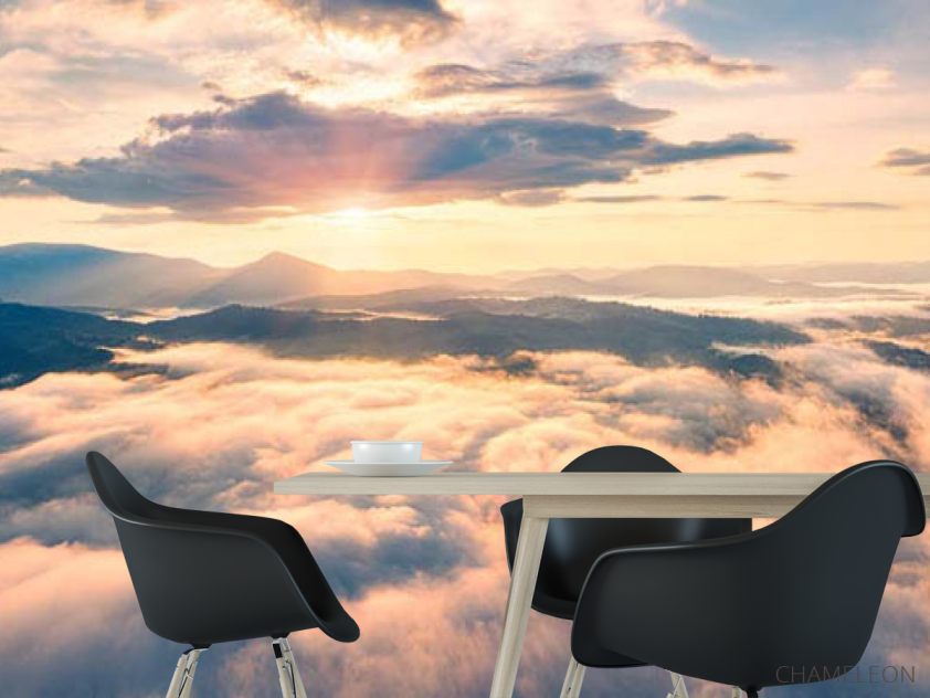 Фотошпалери Вид на гори зверху - 1