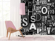 Фотошпалери Літери - 4