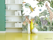 Фотошпалери акварельні джунглі - 3