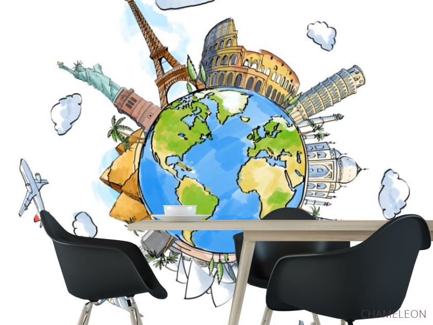 Фотошпалери Для кабінету географії - 1