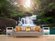 Фотообои водопад каменные ступеньки - 1