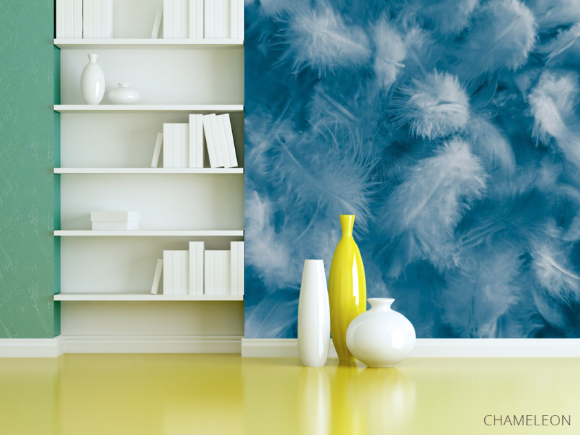 Фотошпалери Сині пір'ячко - 3