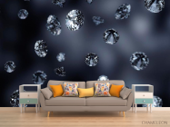 3д фотообои Диаманты - 1