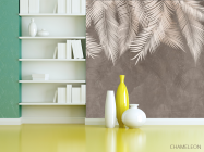 Фотошпалери листя зі стелі - 3