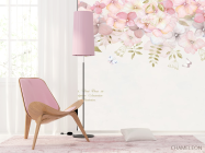 Фотошпалери ніжні Рожеві квіти - 4