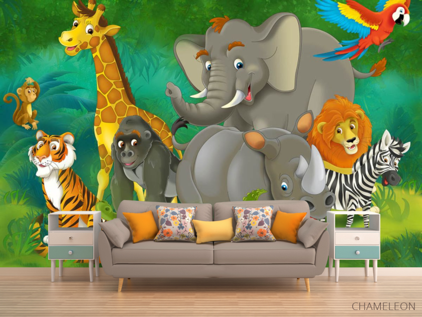 Фотообои Животные в джунглях - 1