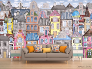 Фотообои в стиле Модерн, детские домики - 1