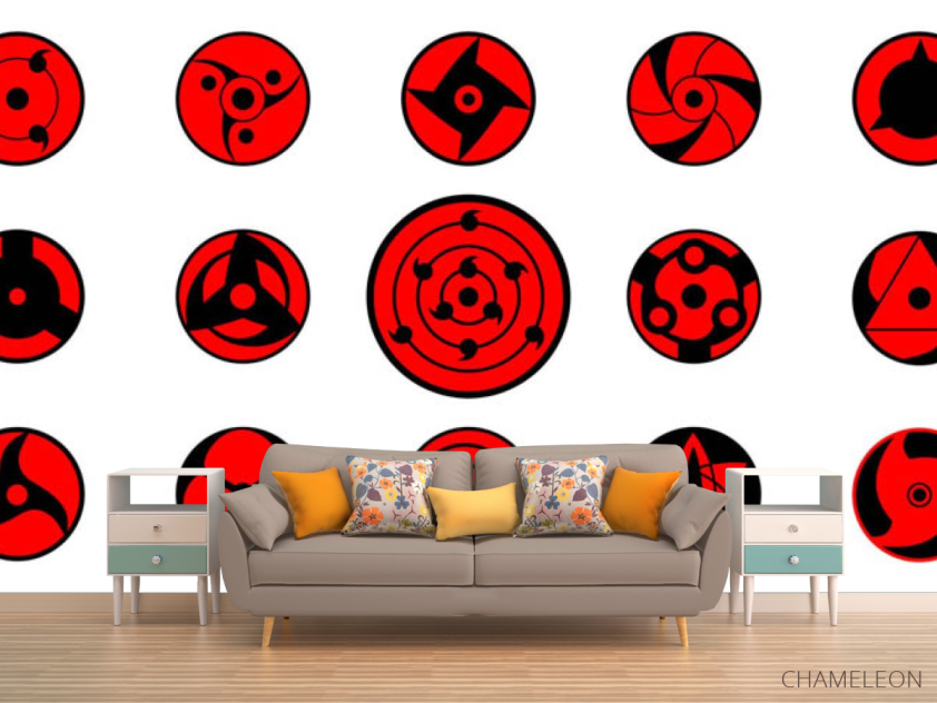 Фотообои Наруто символы - 1