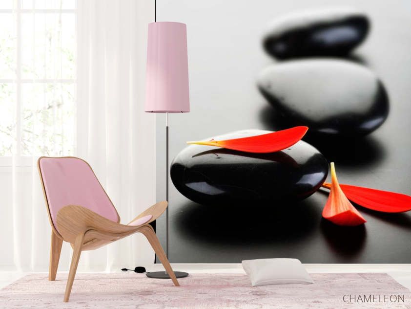 Фотошпалери Три пелюстки і камені - 4