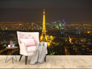 Фотообои ночной Париж - 4