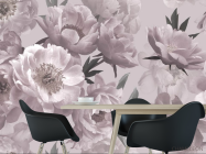Фотошпалери пудрові квіти - 1