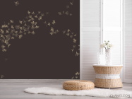 Фотошпалери кульбаба в стилі line art - 2