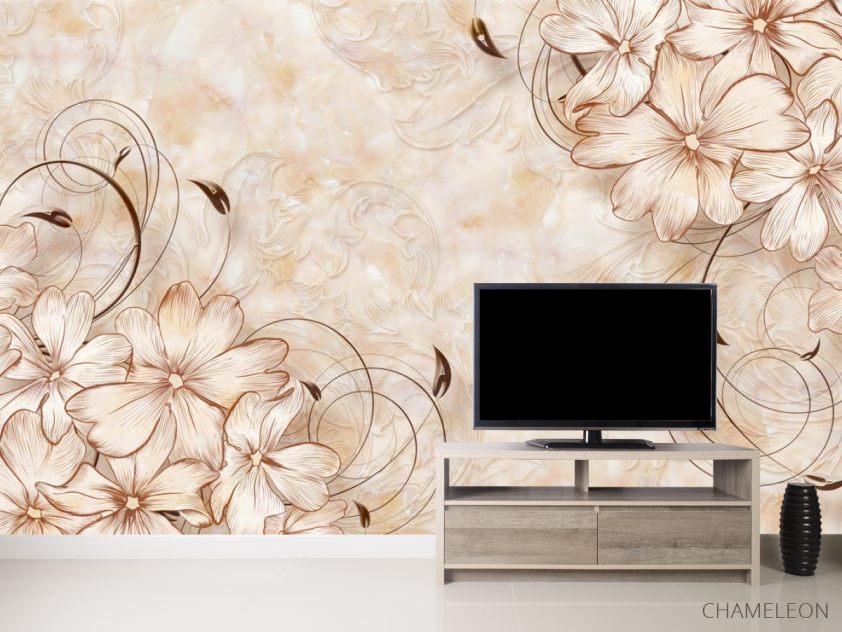 Фотообои Векторные цветы - 2