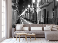 Фотообои Ночная красивая улочка - 3