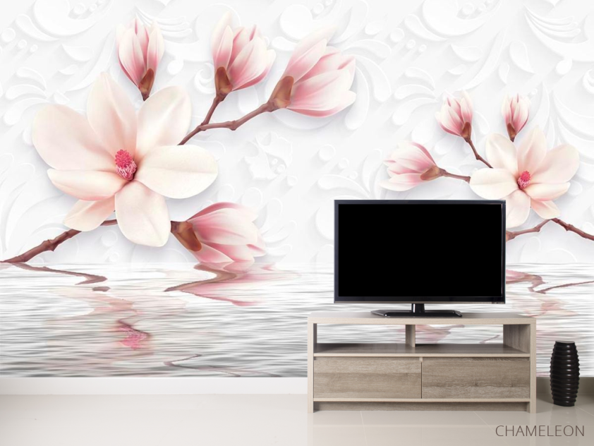 Фотообои 3d магнолия - 2