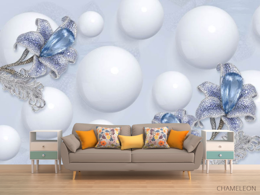 Фотообои 3д цветы - 1