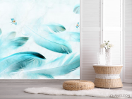 Фотошпалери Принт з пір'ям - 2