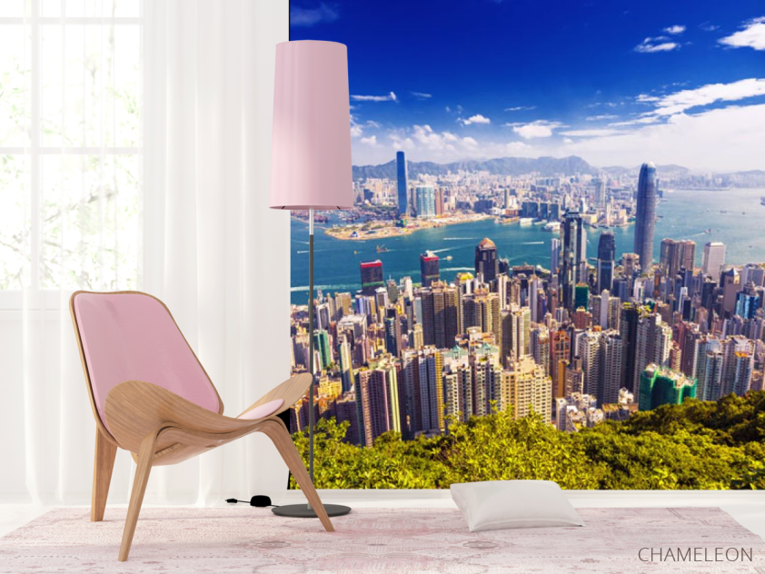 Фотошпалери Вид зверху на мегаполіс - 4