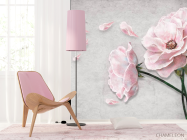 Фотошпалери рожеві троянди - 4