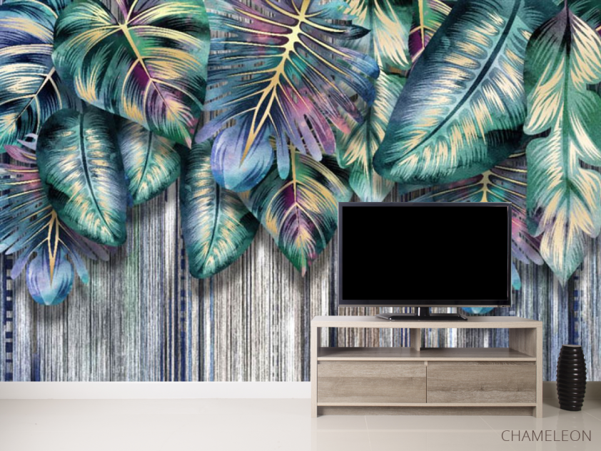 Фотообои Тропические листья 3д - 2