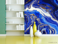 Фотошпалери синяя Абстракція - 3