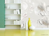 Фотошпалери 3d півонії - 3