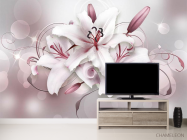 Фотообои Лилии 3д - 2