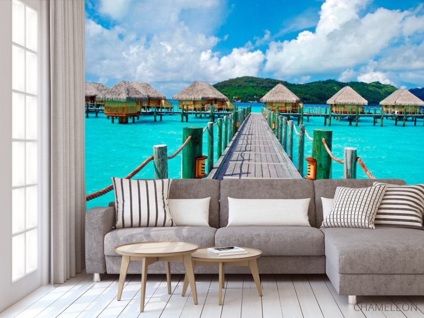 Фотообои Мальдивский мостик - 3
