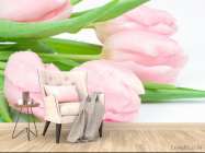 Фотообои Тюльпаны розовые - 4