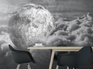 Фотошпалери сіра місяць - 1