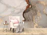 Фотообои Коричневый Fluid art - 4