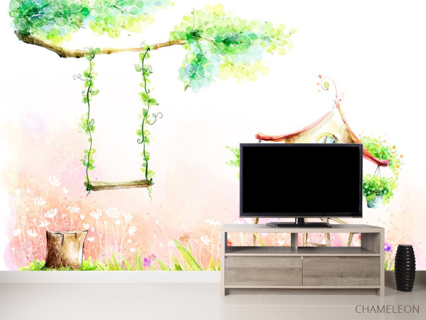 Фотообои Сказочная качеля - 2