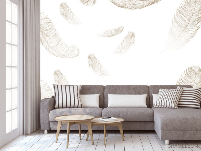 Фотообои Золотое перо - 3