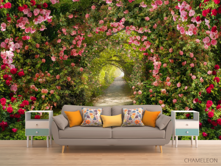 Фотообои Арка из цветов - 1
