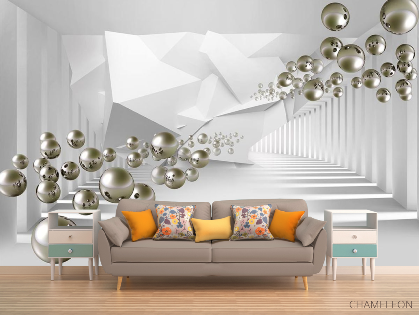 Фотообои Стереоскопические фигуры - 1