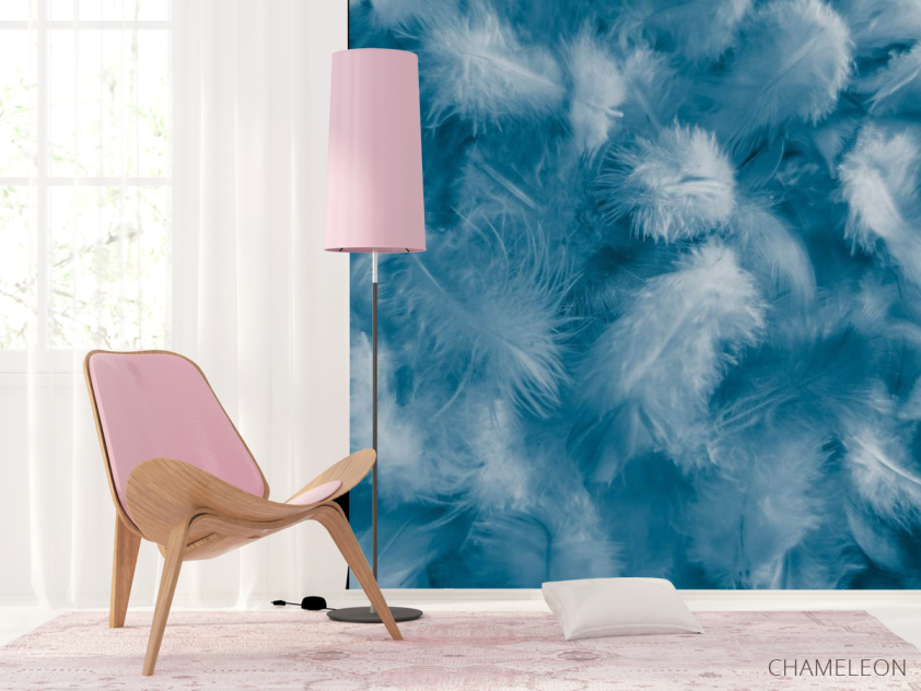 Фотошпалери Сині пір'ячко - 4