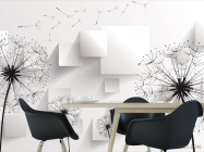 Фотошпалери Векторні кульбаби - 1