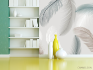 Фотошпалери Векторні пір'я - 3