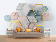 Фотообои 3д, геометрия - 1