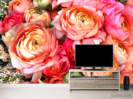 Фотообои Пионы насыщенно розовые - 2