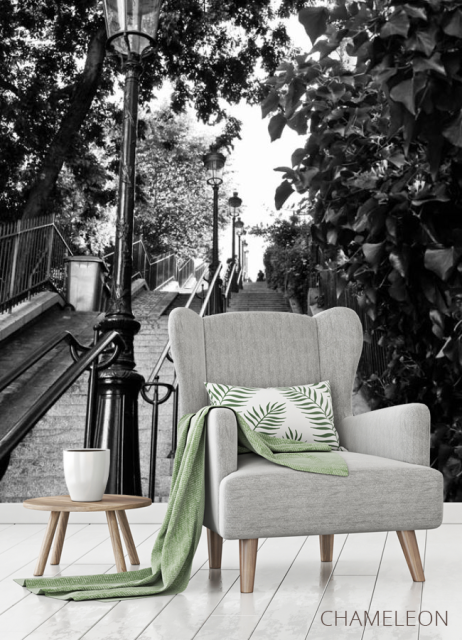 Фотообои Ступеньки и фонари - 3