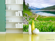 Фотошпалери Берег, квіти - 3