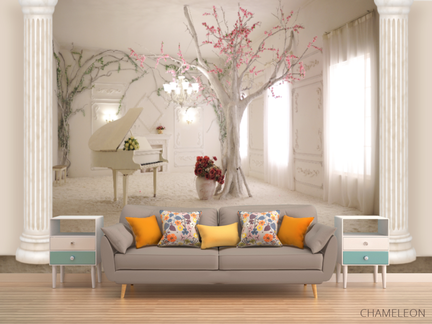 3д фотообои Рояль - 1