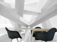 Фотошпалери Білі квадратні стовпи - 1