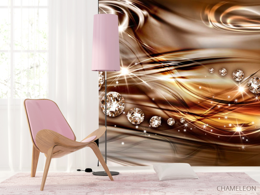 Фотошпалери коричнева Абстракція - 4