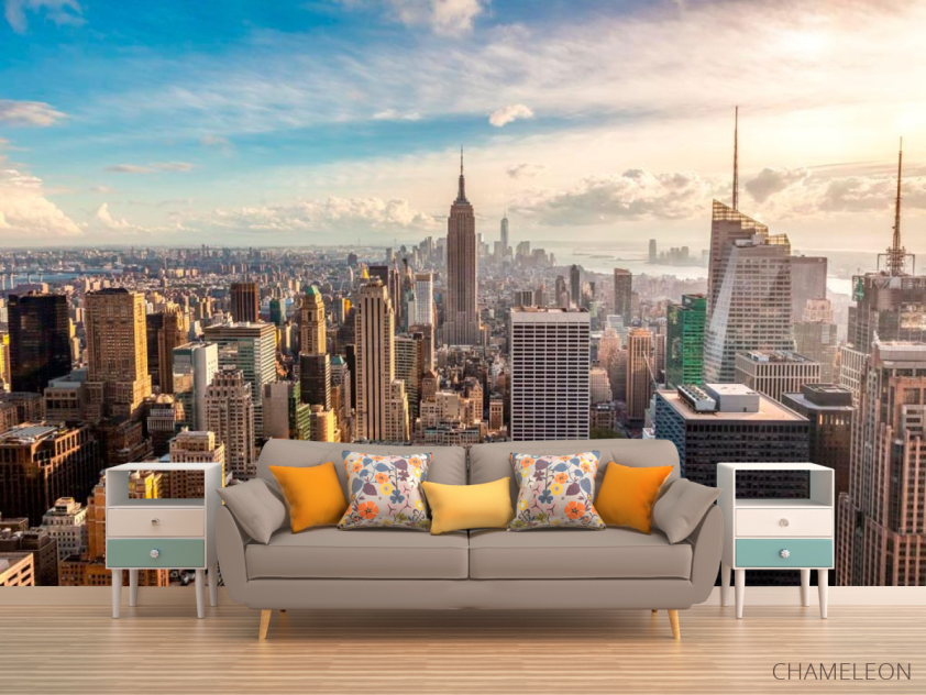 Фотообои Вид сверху город - 1