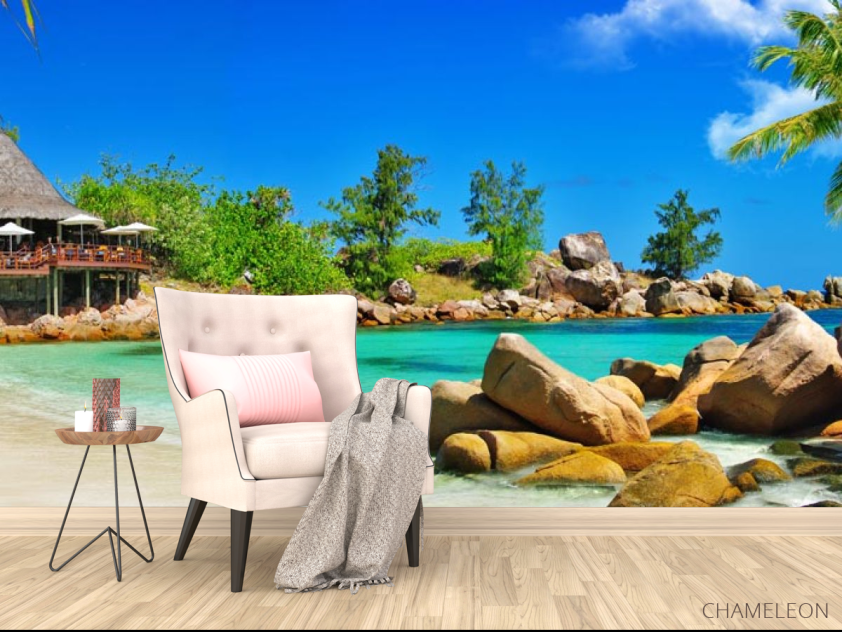 Фотообои бунгало на берегу - 4