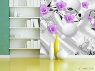 Фотошпалери троянди, 3Д фон - 3