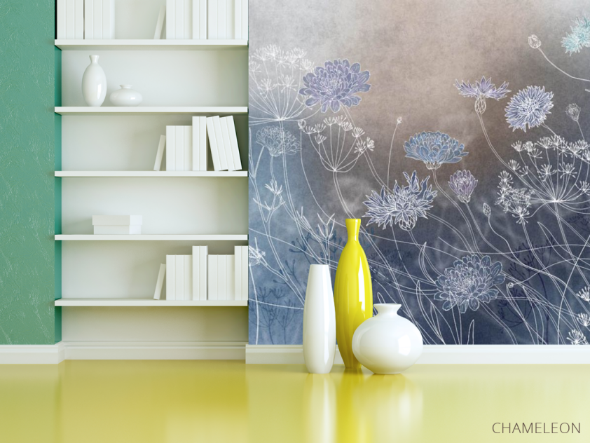 Фотошпалери сині волошки - 3